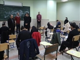 بازدید رئیس دانشگاه به همراه معاون آموزش و تحصیلات تکمیلی از روند امتحانات پایان ترم نیمسال اول سالتحصیلی 1404-1403