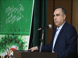 مراسم روز درختکاری و کاشت نهال در دانشگاه شهید مدنی آذربایجان